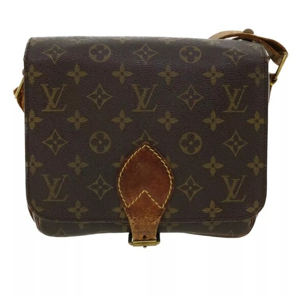 LOUIS VUITTON Monogram Cartouchiere MM Shoulder Bag M51253 LV Auth - Picture 3 of 16
